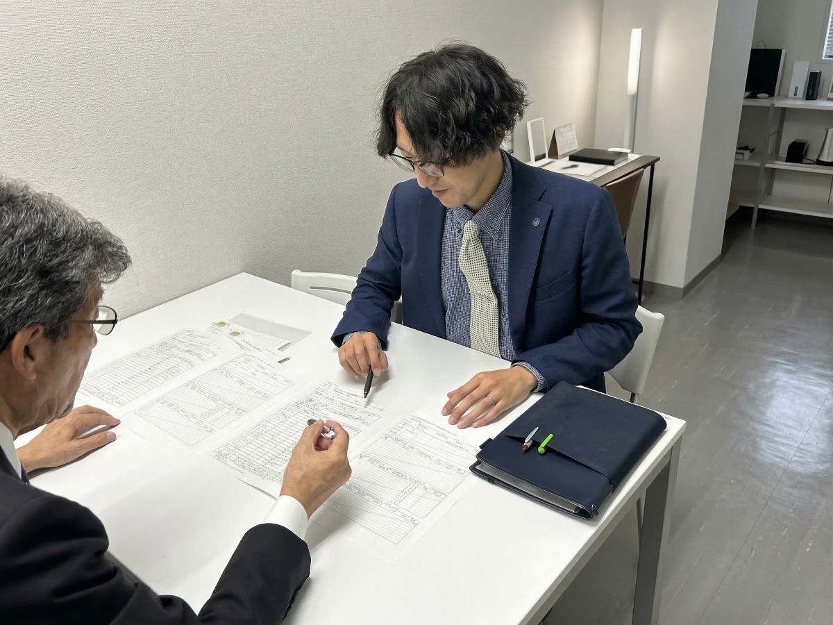 経験豊富な営業担当によるご提案の様子